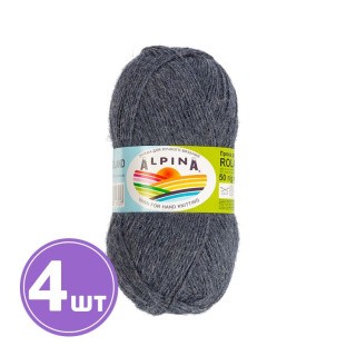 Пряжа Alpina ROLAND (26), серый, 4 шт. по 50 г Пряжа Alpina ROLAND (26), серый, 4 шт. по 50 г
