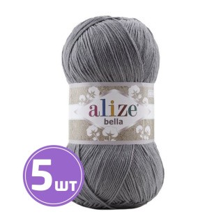 Пряжа ALIZE Bella 100 (87), сталь, 5 шт. по 100 г Пряжа ALIZE Bella 100 (87), сталь, 5 шт. по 100 г