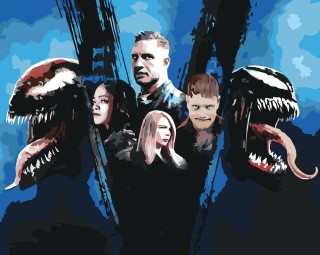 Картина по номерам «Веном: Постер» Картина по номерам «Веном: Постер»