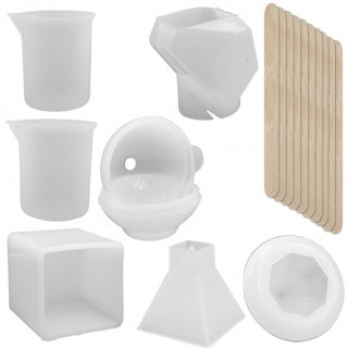 Силиконовые молды - Набор 7 предметов Силиконовые молды - Набор 7 предметов