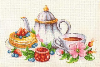 Набор для вышивания «Чай с шиповником»