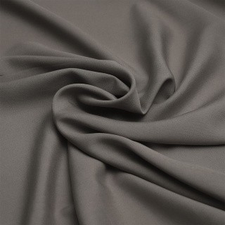 Ткань Штапель, матовая, 5 м, ширина 145 см, 110 г/м2, цвет: 27 серый, TBY