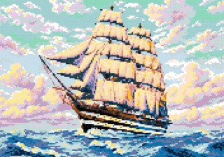 Набор для вышивания «Корабль на волнах»