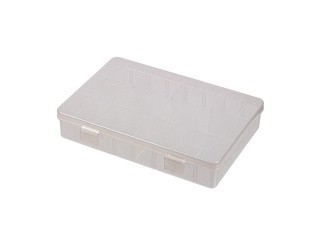 Коробка для швейных принадлежностей со съемными перегородками Gamma, цвет: бирюзовый прозрачный