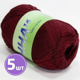 Пряжа SEAM АННА 16 (313), бордо, 5 шт. по 100 г Пряжа SEAM АННА 16 (313), бордо, 5 шт. по 100 г