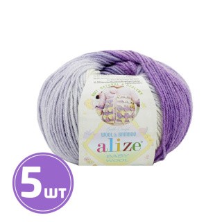 Пряжа ALIZE Baby wool batik design (2167), мультиколор, 5 шт. по 50 г Пряжа ALIZE Baby wool batik design (2167), мультиколор, 5 шт. по 50 г