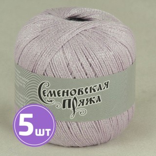 Пряжа Семеновская Mone (37502), светлая фиалка+В_х1 5 шт. по 100 г