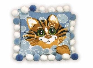 Набор для вышивания «Подушка. Кот»
