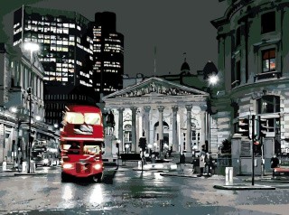 Картина по номерам «Ночной Лондон»