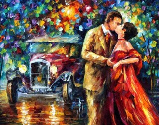 Алмазная вышивка «Вечер. Поцелуй» Алмазная вышивка «Вечер. Поцелуй»