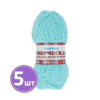 Пряжа Камтекс Творческая (025), мята, 5 шт. по 100 г Пряжа Камтекс Творческая (025), мята, 5 шт. по 100 г