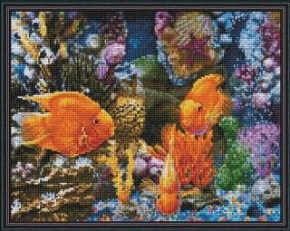 Алмазная вышивка «Подводный мир» Алмазная вышивка «Подводный мир»