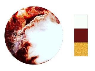 Набор для создания картины эпоксидной смолой Лава, Чип-Арт