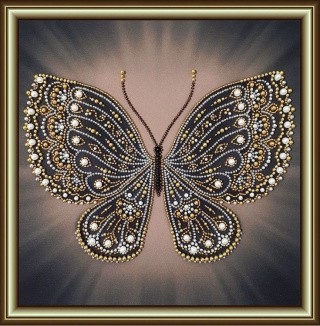 Набор вышивки бисером «Бабочка»