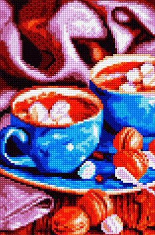 Алмазная вышивка «Горячий шоколад» Алмазная вышивка «Горячий шоколад»