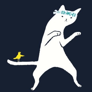 Картина по номерам «Танцующий кот»