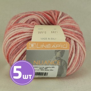 Пряжа LineaPIU NUANCE (30912), мультиколор, 5 шт. по 50 г