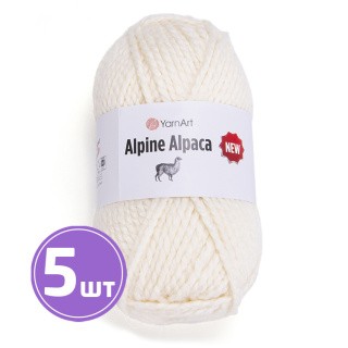 Пряжа YarnArt Alpine Alpaca New (Альпина альпака нью) (1433), суровый, 5 шт. по 150 г
