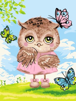 Картина по номерам «Совушка» Картина по номерам «Совушка»