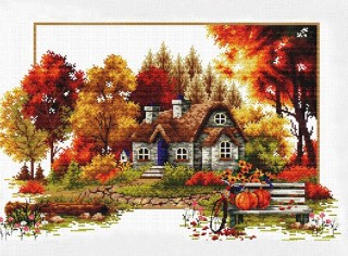 Набор для вышивания «Осенний домик»