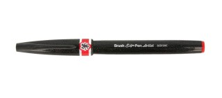 Браш пен Brush Sign Pen Artist, ultra-fine 0,5 - 5 мм, цвет: красный, Pentel