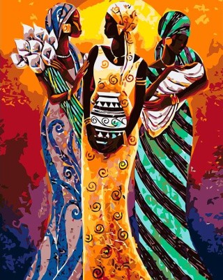 Картина по номерам «Африканские мотивы»