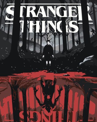 Картина по номерам ОСД Очень странные дела