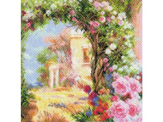 Рисунок на канве «Греция в цвету»