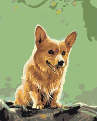 Картина по номерам «Собака» Картина по номерам «Собака»