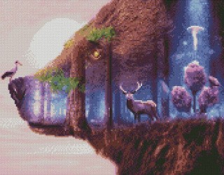 Алмазная вышивка «Иллюзия» Алмазная вышивка «Иллюзия»