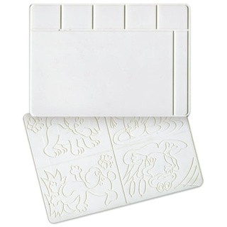 Доска для лепки А4, 297х210 мм, Луч, белая, с рельефным трафаретом Доска для лепки А4, 297х210 мм, Луч, белая, с рельефным трафаретом