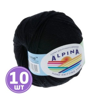 Пряжа Alpina RENE (001), черный, 10 шт. по 50 г Пряжа Alpina RENE (001), черный, 10 шт. по 50 г