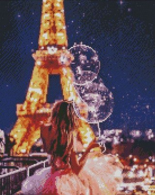 Алмазная вышивка «Радость в Париже»