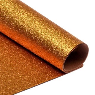 Фоамиран глиттерный, 20х30 см, цвет: медный (10 шт.) Фоамиран глиттерный, 20х30 см, цвет: медный (10 шт.)