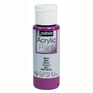 Краска акриловая Pebeo Acrylic Paint декоративная матовая (Фиолетовый), 59 мл