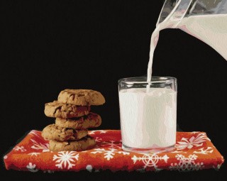 Картина по номерам «В ожидании Санты» Картина по номерам «В ожидании Санты»