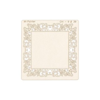 Чипборд «Ажурная рамка №2», 9,5х10 см, Mr.Painter Чипборд «Ажурная рамка №2», 9,5х10 см, Mr.Painter