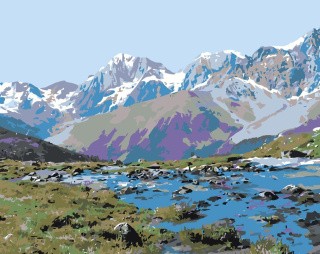 Картина по номерам «Красота гор» Картина по номерам «Красота гор»