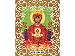Рисунок на ткани «Богородица Неупиваемая Чаша»