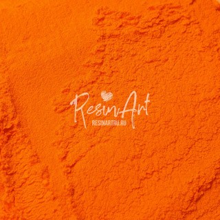 Оранжевый (Флуоресцентный пигмент для смолы ResinArt) 10 г