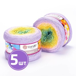 Пряжа YarnArt Flowers (285), мультиколор, 5 шт. по 250 г