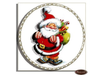 Папертоль «Дед Мороз с подарками»