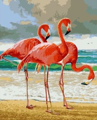 Картина по номерам «Фламинго» Картина по номерам «Фламинго»