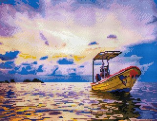 Алмазная вышивка «Рыбацкая лодка» Алмазная вышивка «Рыбацкая лодка»