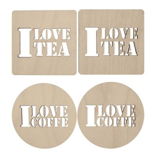 Подставка под горячее Mr. Carving «I love tea», 2 шт.
