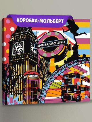 Картина по номерам «Поп-арт. Лондон» Картина по номерам «Поп-арт. Лондон»