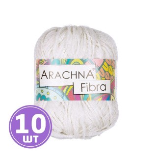 Пряжа Arachna Fibra (01), белый, 10 шт. по 50 г