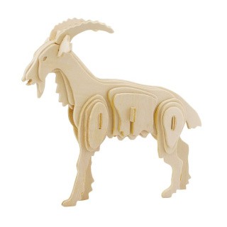 Деревянный 3D пазл «Коза»