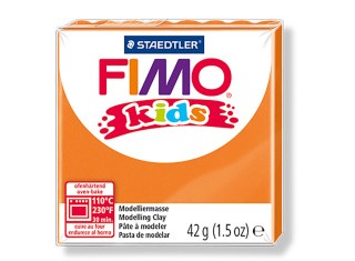 Полимерная глина FIMO Kids, цвет: оранжевый, 42 г
