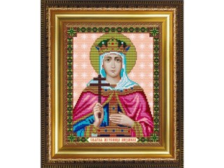 Рисунок на ткани «Св.Мученица Людмила»